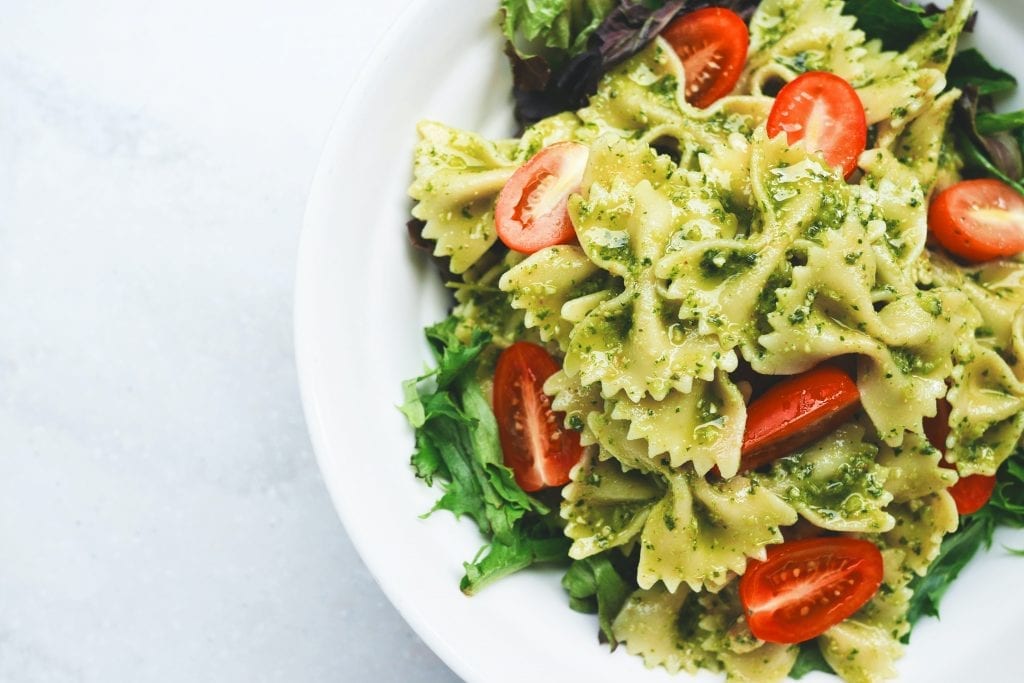 pesto farfalle pasta