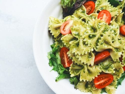 pesto farfalle pasta