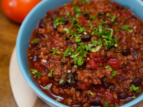 mouthwatering chili