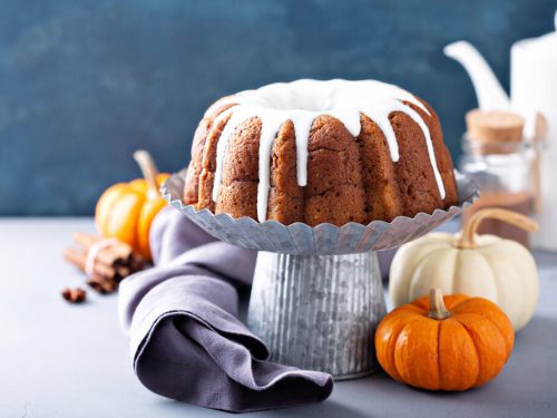 Pumpkin Pound Cake with Cream Cheese Icing Recipe, pumpkin dessert recipes with cream cheese frosting