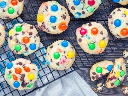 Better-Than-Mrs. Fields M&M Cookies