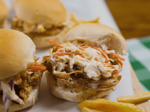 Black Pepper Shredded Chicken Sandwich