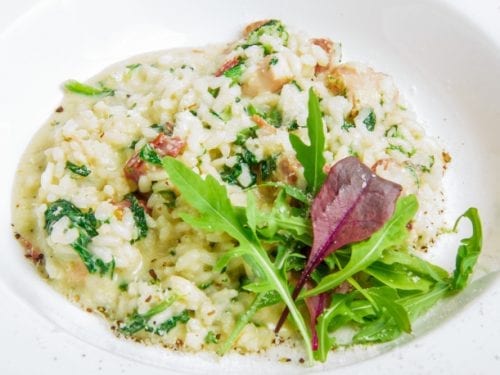 chicken pesto risotto