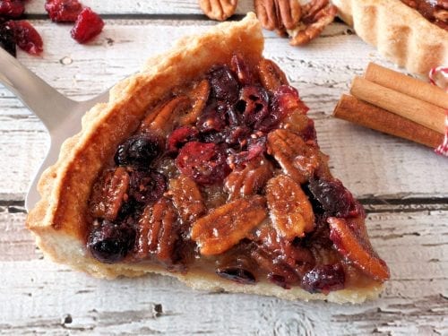 cranberry pecan pie