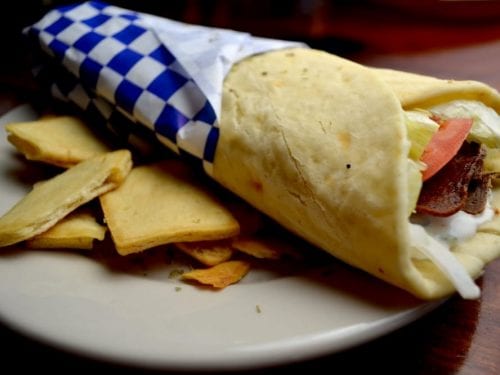 delicious chicken strips wraps