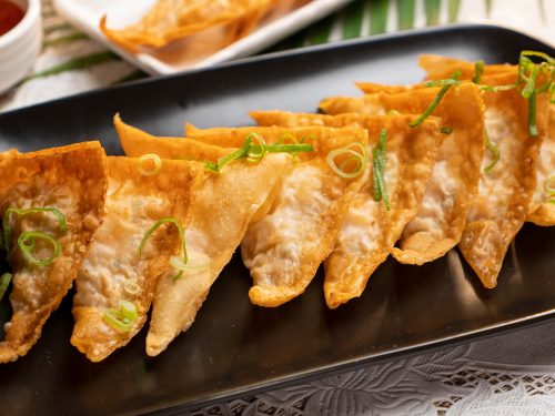 Crispy Fried Shrimp and Pork Wontons