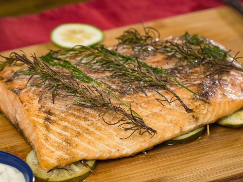 Fresh Rosemary And Dill Salmon Recipe