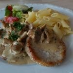 Herbed Pork with Sauteed Wild Mushrooms