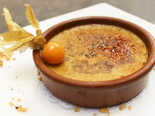 delicious maple creme brulee