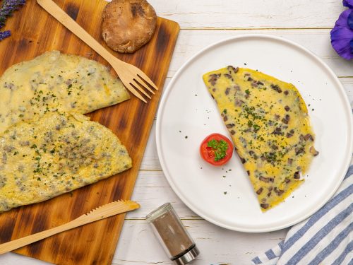 Portobello Mushroom Omelette