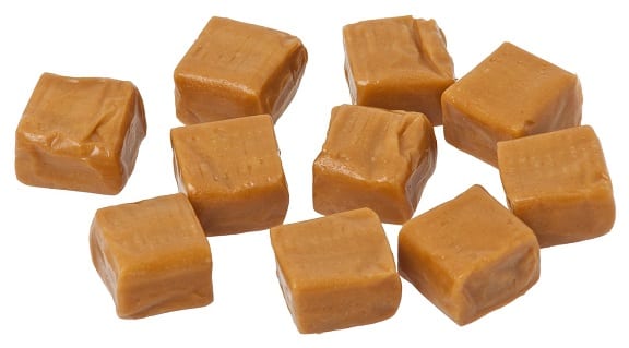 Salted Whiskey Caramels