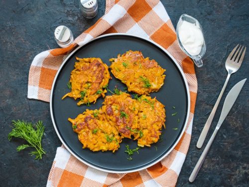 Sweet Potato Latkes Recipe, how to make latkes, Hanukkah and latkes