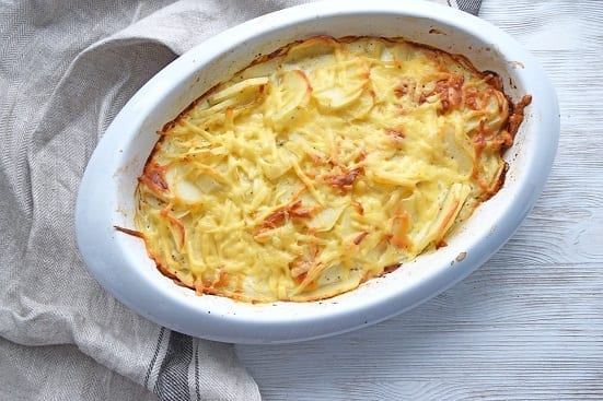 Tender Garlic Parmesan Sliced Baked Potatoes