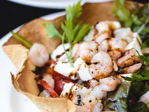 seafood tortilla bowl