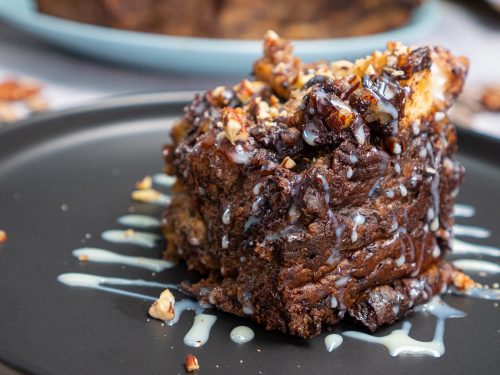 Amazing Crockpot Chocolate Chip Bread Pudding