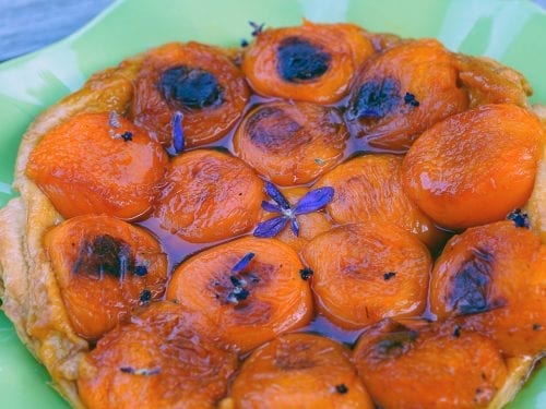 apricot upside down cake