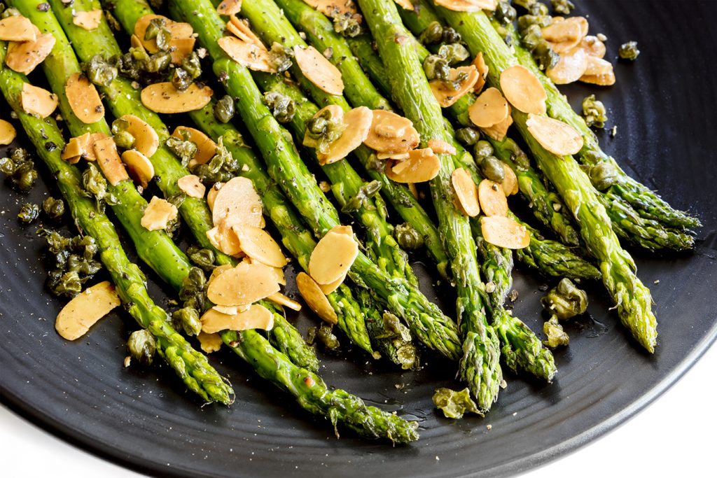 healthy asparagus almandine