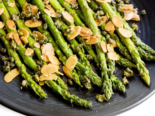 healthy asparagus almandine