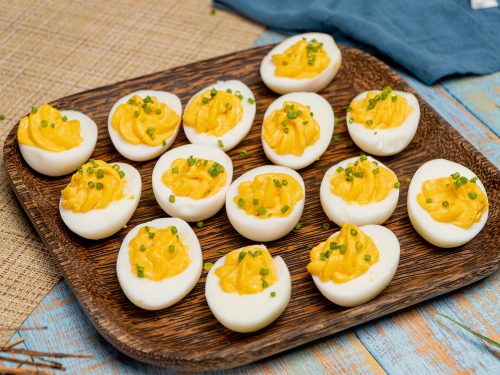 Blue Cheese Deviled Eggs