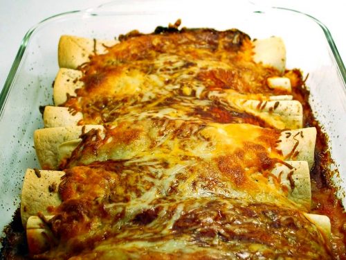 cheesy chicken enchiladas