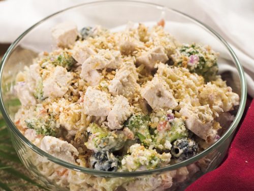 Chicken Dijon Pasta Salad