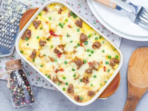 Crockpot Sausage and Egg Casserole