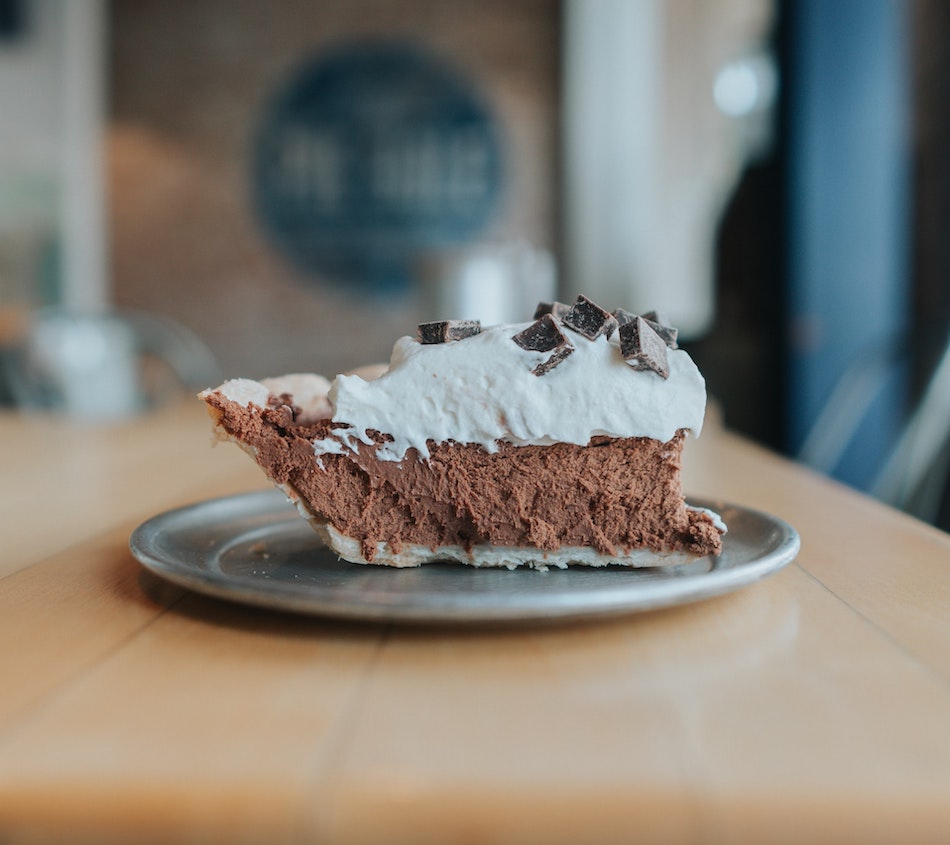 dropped chocolate pie