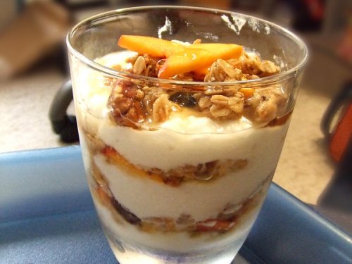 melon crunch parfait