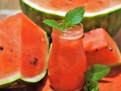 minty watermelon cooler