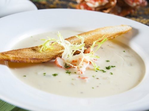 simple crab bisque