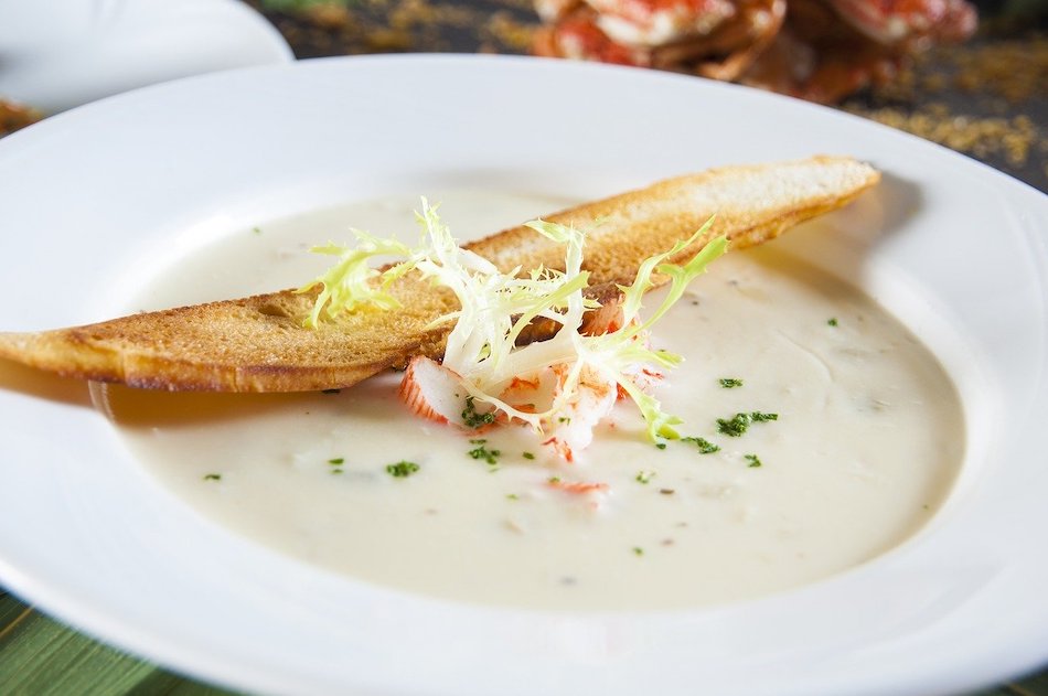 simple crab bisque