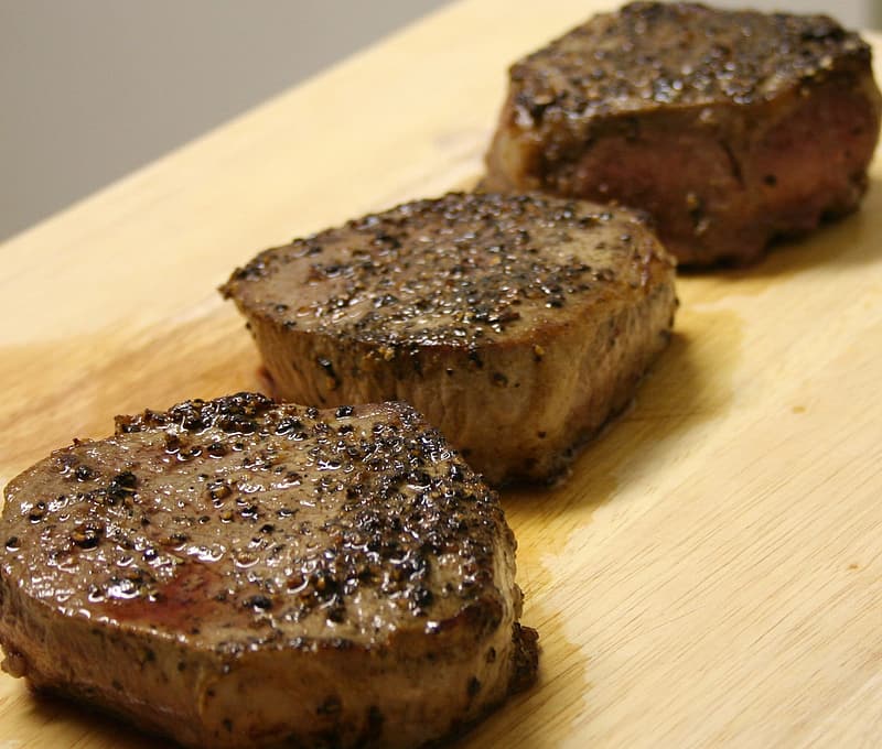 savoy sirloin steak with dijon port sauce