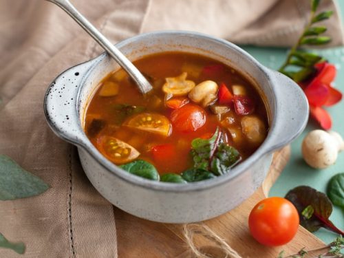 slow cooker vegetable soup