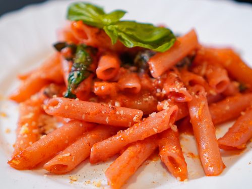 Summer Squash and Basil Pasta