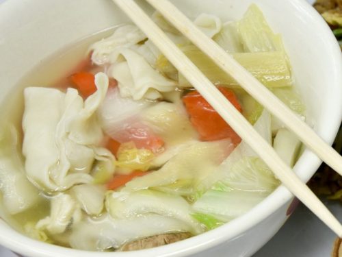 delicious wonton soup