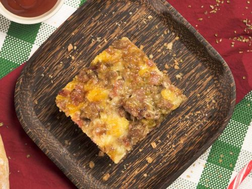 Christmas Breakfast Casserole Recipe - easy breakfast sausage casserole with eggs and cheese