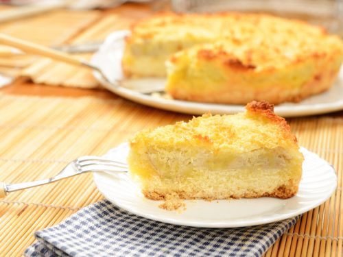 Coconut Pie Recipe, easy impossible coconut custard pie