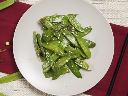 Copycat P.F. Chang's Crispy Garlic Snap Peas