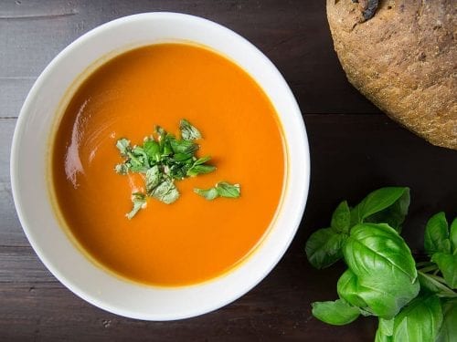 creamy tomato basil soup recipe