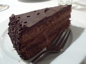 dark chocolate cake