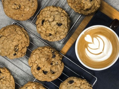 crunchy oatmeal cookies