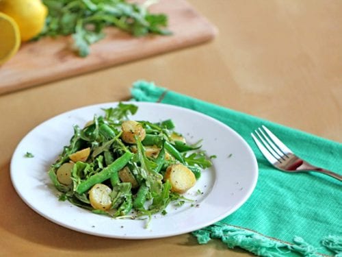 potato salad with perfect salad dressing