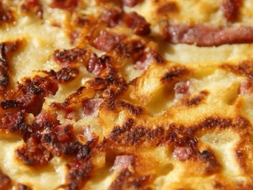 cheesy apple bacon brunch