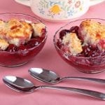 homemade cherry dump cake