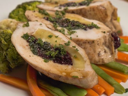 Cranberry and Brie Stuffed Chicken Breast Recipe