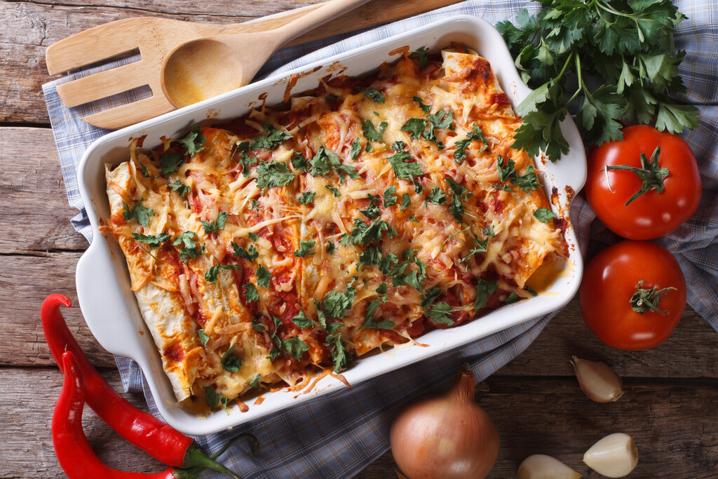 chicken enchilada casserole recipe