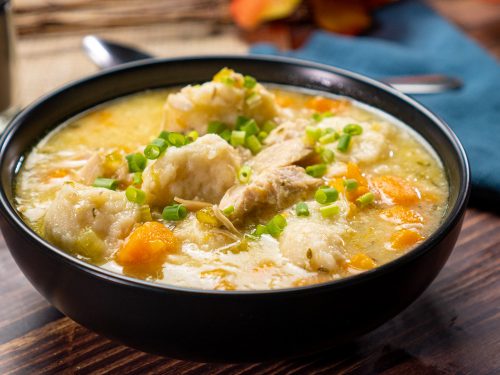 Pressure Cooker Chicken and Dumplings