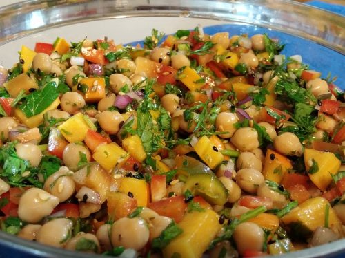 delicious chick pea salad