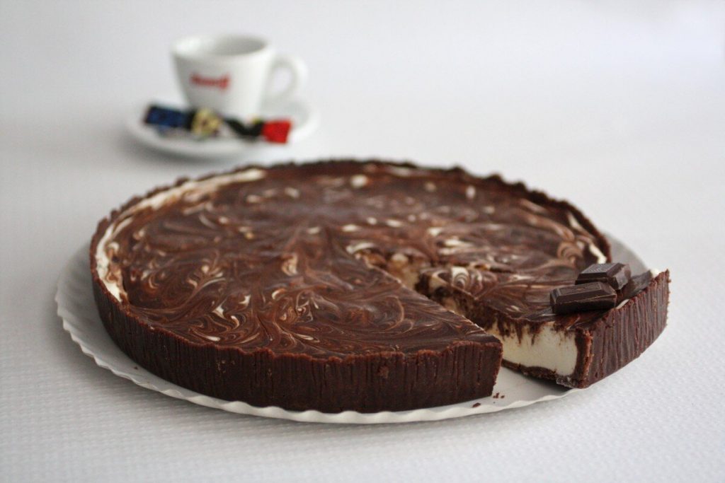 sweet double chocolate pie