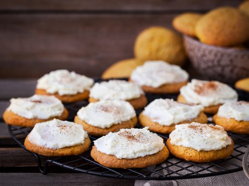 frosted maple pecan white chip cookies